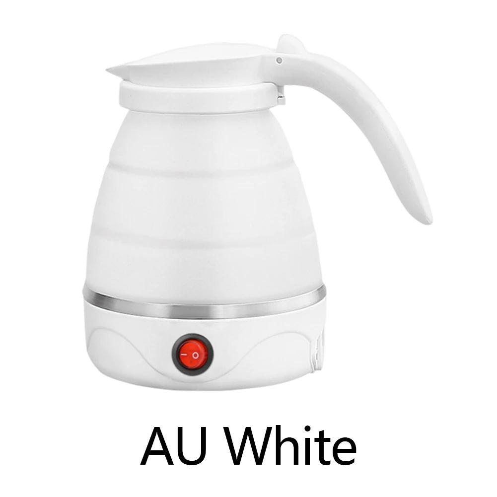 Portable Folding Electric Kettle Silicone 600W Collapsible Water Kettle US/EU/UK/AU Easy To Use for Camping Hiking Picnic