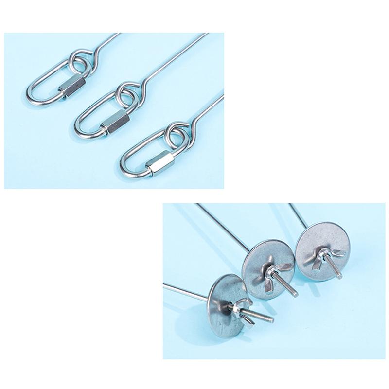 Evcil Papağan Paslanmaz Çelik Yemlik Meyve Mısır Çatalı Oyuncaklar Tavuk Sebze Tutucu Asılı Besleme Çubuğu Yemlik Aksesuarları Evcil Hayvan