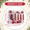 150 Pieces Christmas Ball Ornaments Baubles Hanging Balls Xmas Decorations for Home