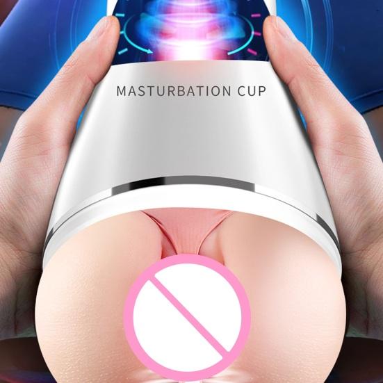 Electric Masturbation Cup Fully Automatic Men's Masturbation Sex Products Penis Training Device Toys