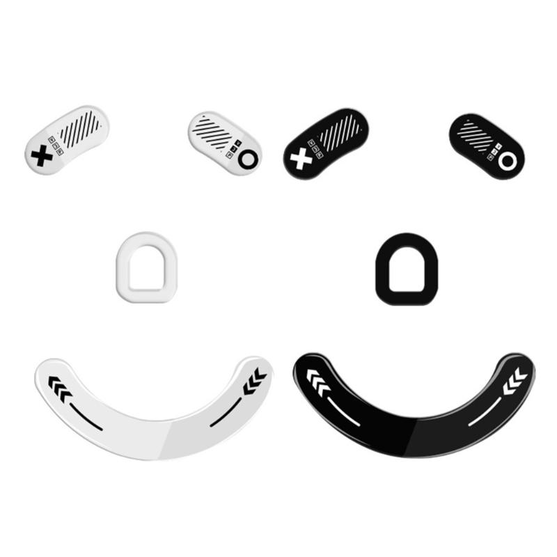 Tempered Glass Mouse Feet For DeathAdder Mouse Skates High Wear Resistance Smooth Glides Durability Use