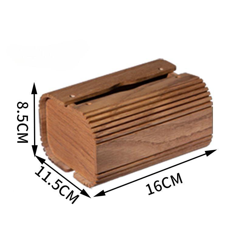 

Solid Wood Tissue Box Holder Rectangular Tissue Cases Modern Napkin Holder for Dining Room Toilet Paper Holder for Bathroom