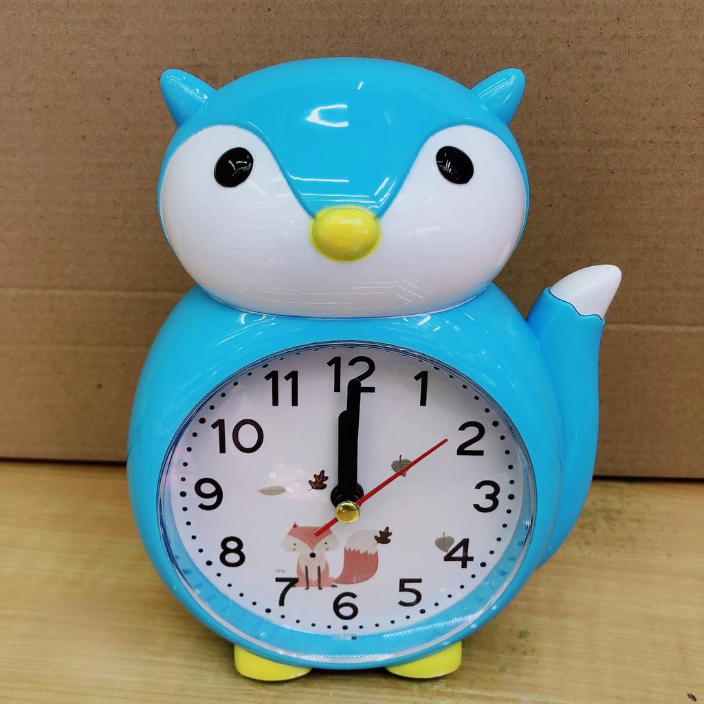 Children's cartoon creative alarm clock super cute fox student gift mute alarm clock