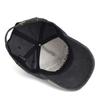 Unisex Vintage Baseball Cap Washed Cotton Black Letter Embroidery Hat for Men Women Casual Outdoor Sports