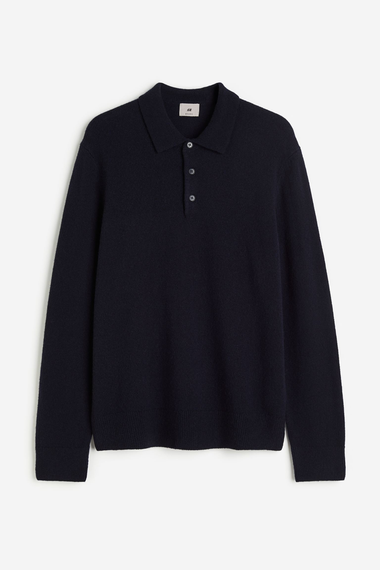 

Regular Fit Wool polo jumper