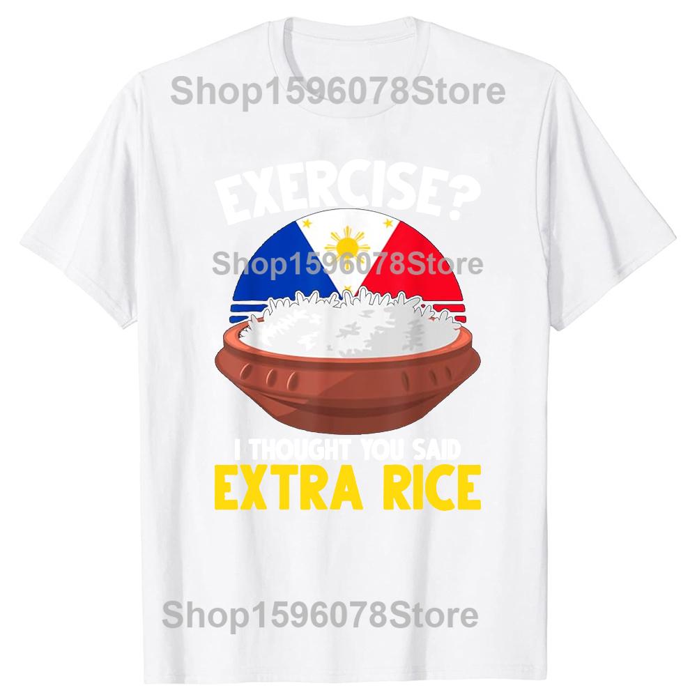 Filipino Food 101 Popular Food Funny Graphic T Shirts Men Women Pure Cotton Humor Streetwear Short Sleeve Unisex Loose Clothing
