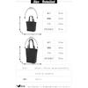 [Azulte] Tote Bag Canvas Set of 2 Cotton Shoulder Bag Convenience Store Bag Lessons Work Student Washable For Commuting For School Commuting To School