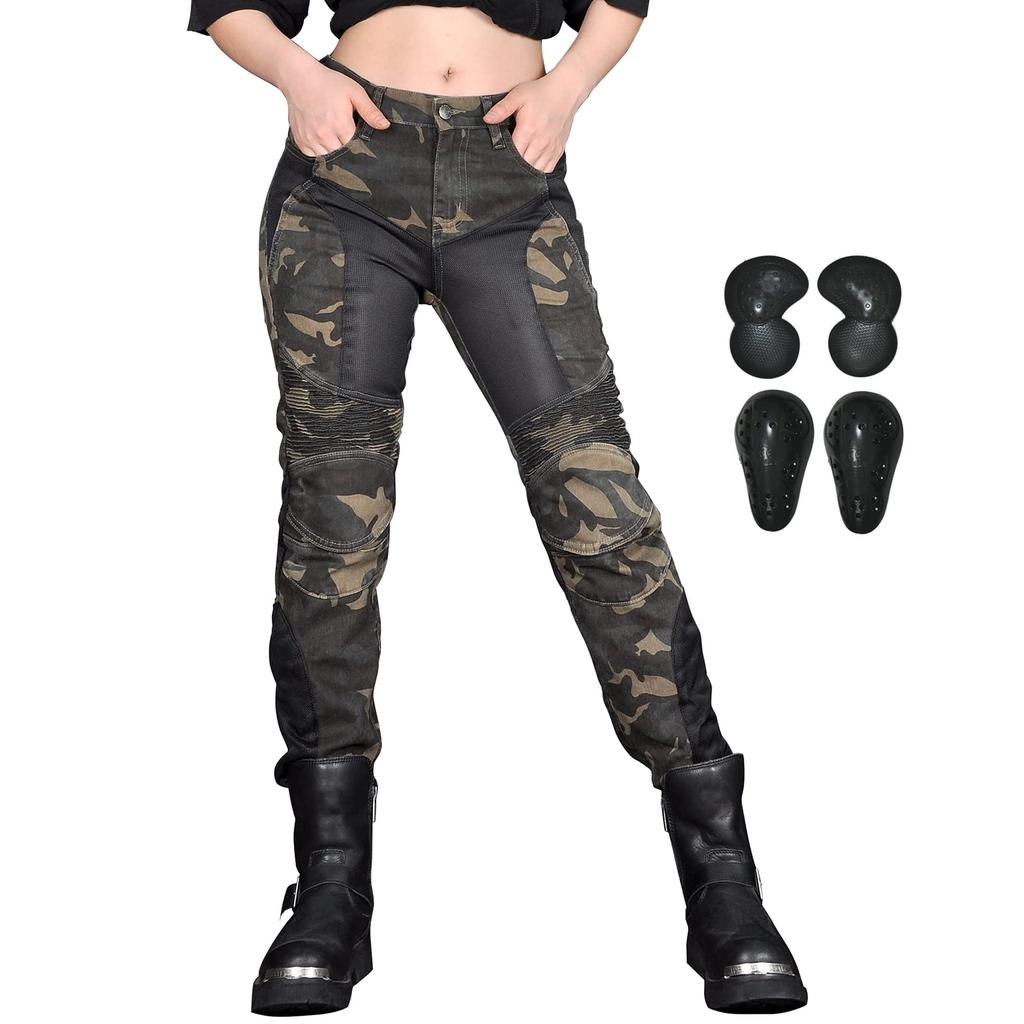 RENHE Motorcycle Pants, Summer Mesh Pants, Riding Pants, For Summer, Riding Pants, Breathable, Straight