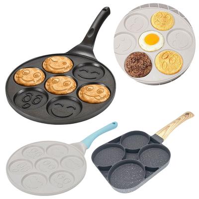 Macchina per Pancake Antiaderente e Padella Grigliata per Mini Pancake, Uova e Crêpes Ideale per la Colazione dei Bambini e Feste Brunch