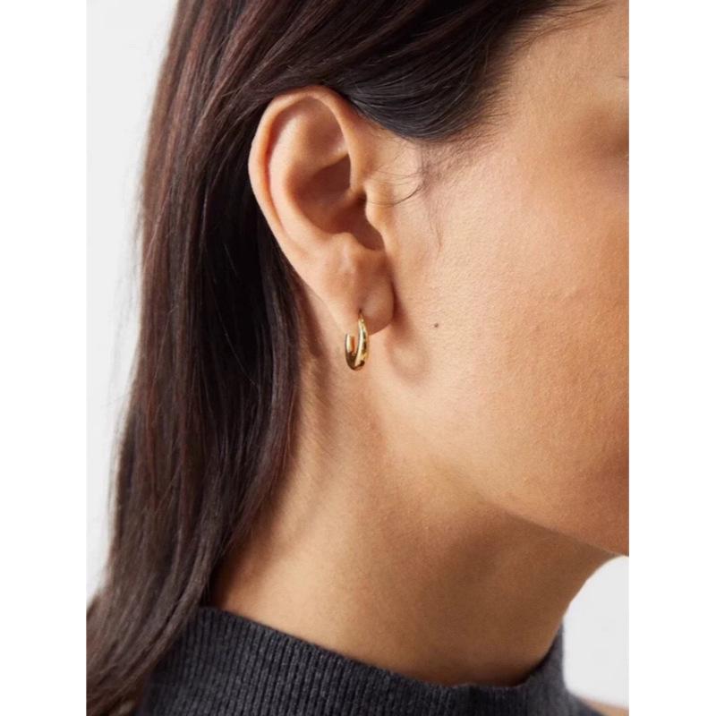 Sophie Buhai Minimalist Oval Drop Earrings: High-End, Versatile Design for Women