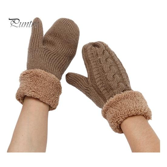 

1 пара зимних варежек унисекс, двухслойные, скрученные, толстые, плюшевые, вязаные, нескользящие, для холодной погоды, для вождения, гольфа, катания на лыжах, коньках верблюд