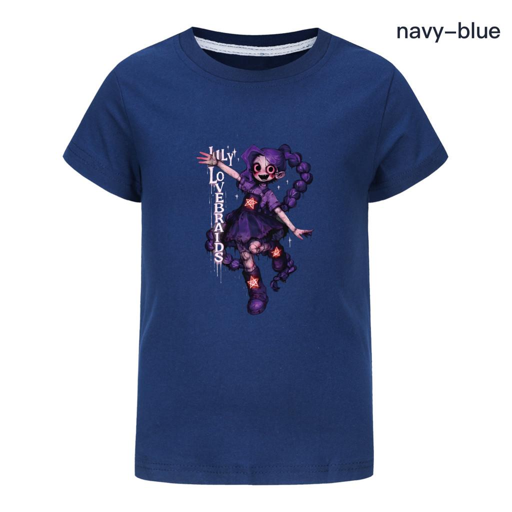 5583 T-shirt in Cotone a Maniche Corte Lily Lovebraids per Bambine e Ragazze