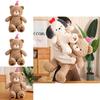 Teddy Bear Plush Toy With Soft Short Pile For Kids Birthday Gift And Collectible Decor