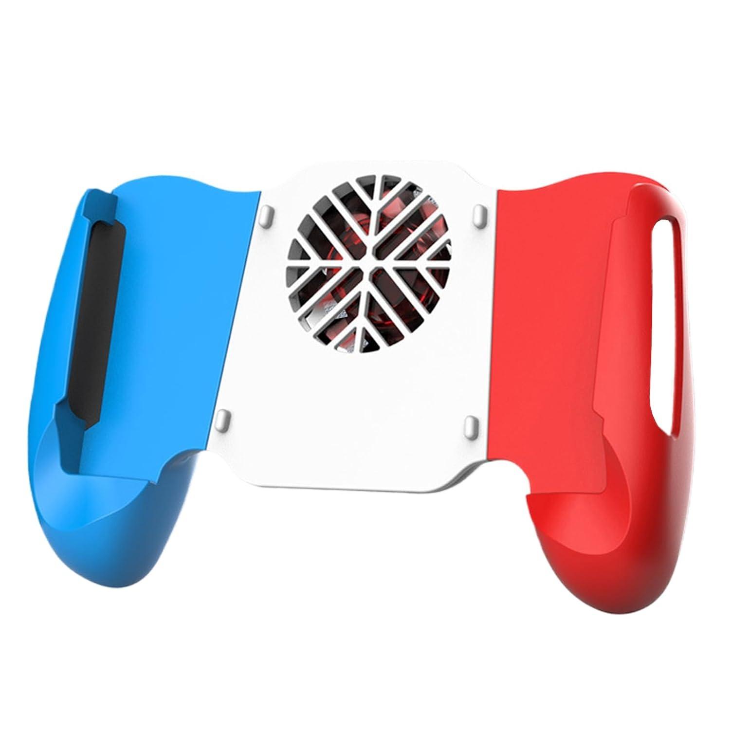 

Полупроводниковый радиатор охлаждения вентилятора игровой контроллер в форме малошумного охлаждения для игрового радиатора Live 15*9.2*4cm красный/синий