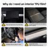 TPU Interior Protective Film For Tesla Model Y Juniper Juniper 2025 2026-UP Navigation Screen Anti-Scratch Sticker Accessories