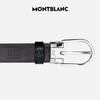 Montblanc Oval Pin Buckle Reversible Leather Belt