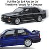 1:24 W140 320SEL M3 Toy Car Model Alloy Diecast Sound Light Pull Back Miniature Vehicles Models Christmas Gifts for Kids