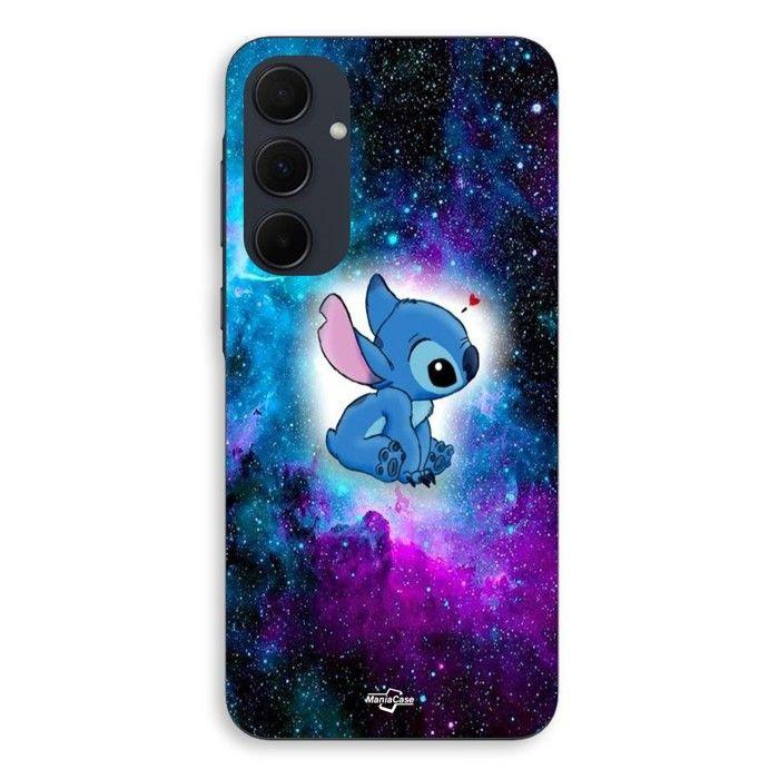 Etui na telefon - MANIACASE - Samsung galaxy A55 - Silikonowe - Miękkie - Kolorowy Stitch ohana