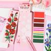 Mosaic Sticker Self-made Bookmarks Jigsaw Color Square Stress-relieving Game Children's Intelligence Enlightenment DIY Stickers