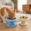 Non-Slip Elevated Cat Bowl Large Capacity Cat Water Feeder Cat Food Container Pet Feeder Supplies