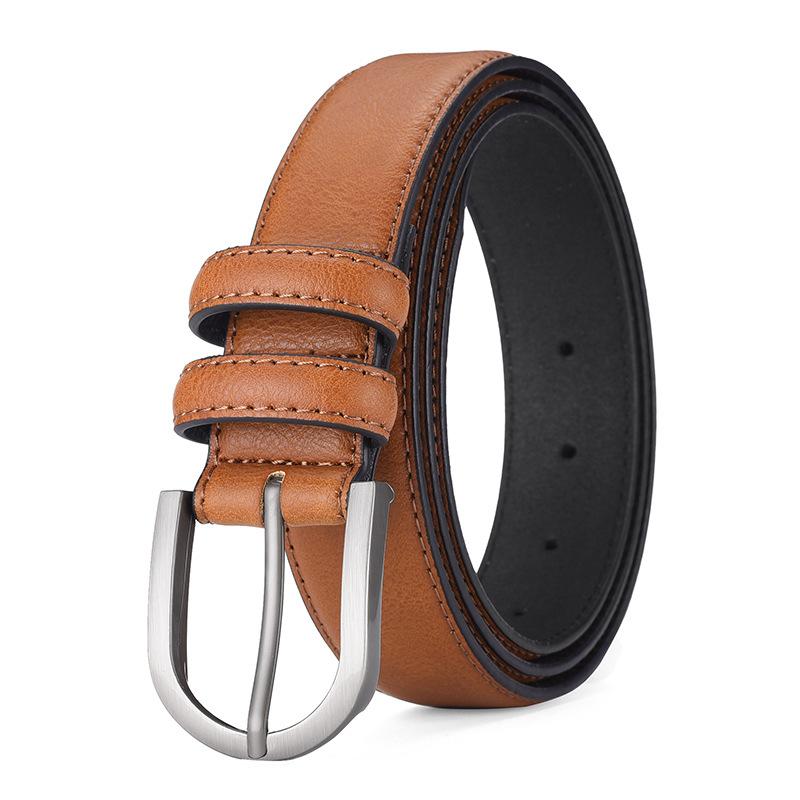 Men'S Casual Pin Buckle Belt Men'S Belt Pu Belt Men'S Premium Belt Men'S