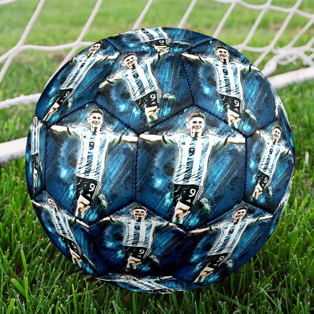 Messi 10 Number Argentina Soccer Player Celebration Soccer Ball Size 5 Football Machinestitched Indooroutdoor Universal Football Soccer Accessory