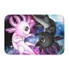 Custom Smiling Leucistic Axolotl Doormat Non-Slip Entrance Bath Kitchen Door Floor Mats Salamander Animal Living Room Carpet Rug