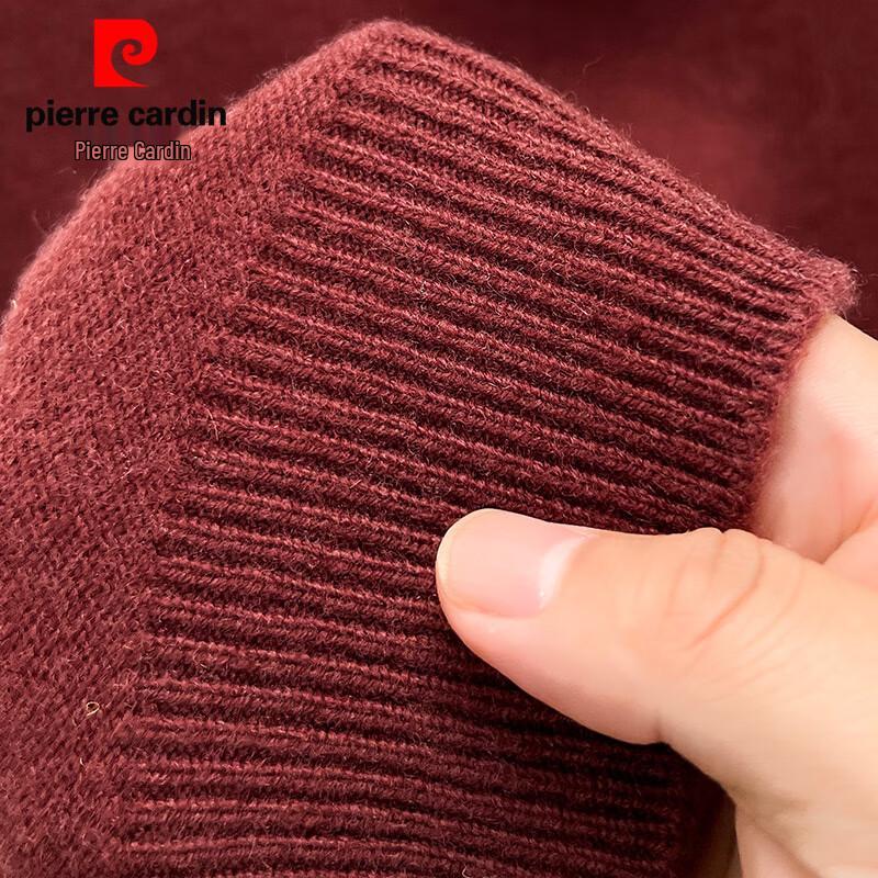 Pierre Cardin Men's 100% Wool Polo Collar Sweater