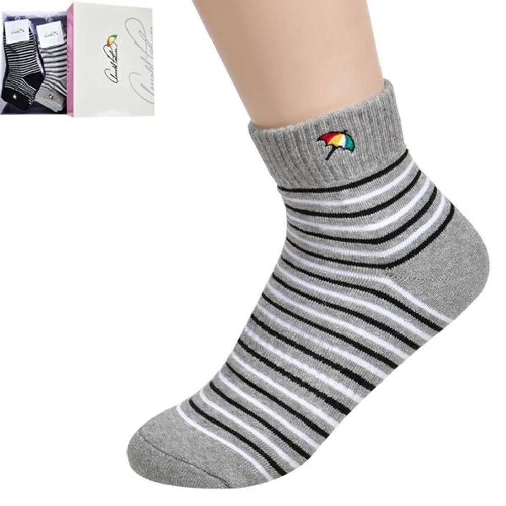 Arnold Palmer Striped Color Block Detail Ladies Ultra-mini Socks 0140ao 23~25cm