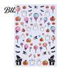 Self Adhesive Nail Decals Halloween Art Stickers, Cartoon Pumpkin Ghost Bat for Decorative Nails Stickers Decorations, Self-Adhesive Holiday Manicure