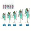 5 Piece Set Spinning Bait Spinner Spoon Sinking Blade Bait Metal Vib 3G 5G 7G 10G 15G Long Casting Vibration Jig Fishing Lure