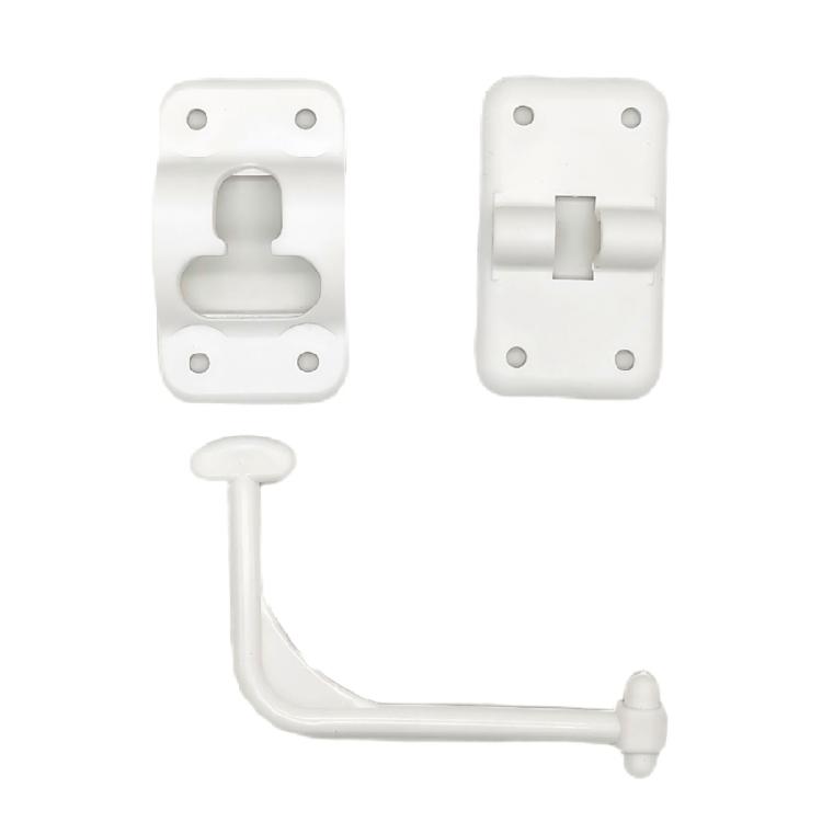 T-Style Door Holder Catches Door Catches Exterior Door Hold Hook Keeper Entrance Latches with Screws for Campers Trailer
