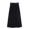 LE PHIL 534-0120302 Black Tie Lighter Belted Pleated Skirt Skirt 1 blackUsed