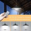 Lampade a sospensione solari per esterni Decorazioni per lampadari a doppia testa a luce LED impermeabile con telecomando per stalla interna