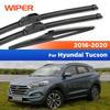 For Hyundai Tucson TL 2016- 2017 2018  Wiper Front & Rear Wiper Blades Windshield Windscreen Window Brushes 26"+16"+14"