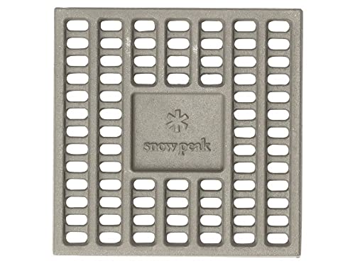 Snow Peak Fire Pit S with Base Plate (for 1-2 people) ST-031BP, Ideal for Camping and Outdoors