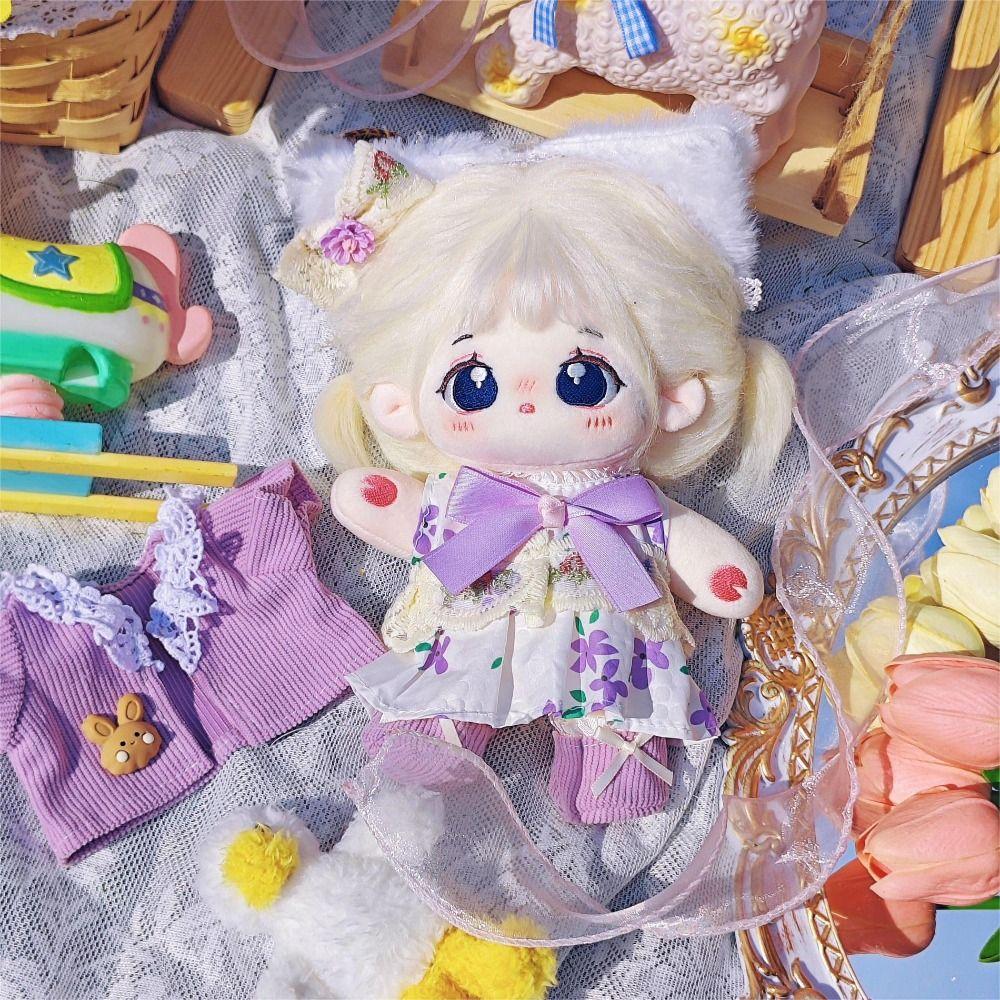Jumpsuit Cotton Doll Clothes Rompers Plush Doll Clothes 20cm Cotton Doll's Clothes  Children Gift