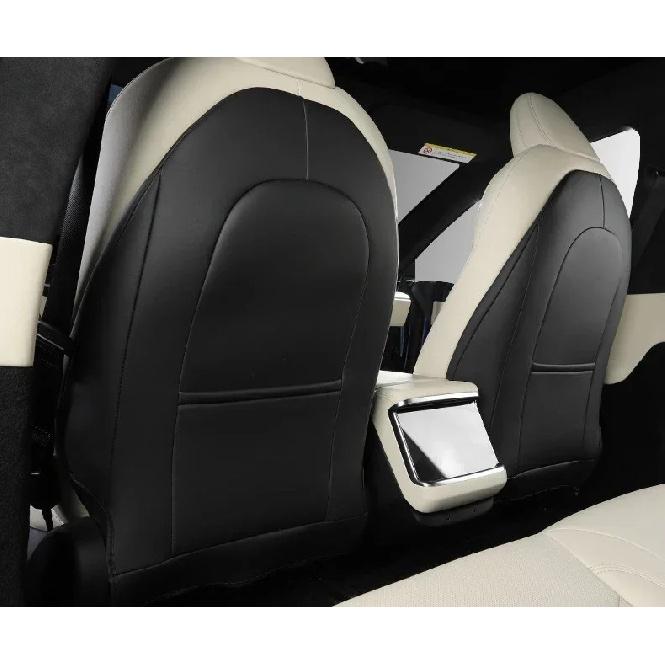Seat Back Anti Kick Pad for Tesla Model S X Seat Backrest Protective Mat Wear-resistant Child Anti Dirty Car Accessories 2024 чёрный