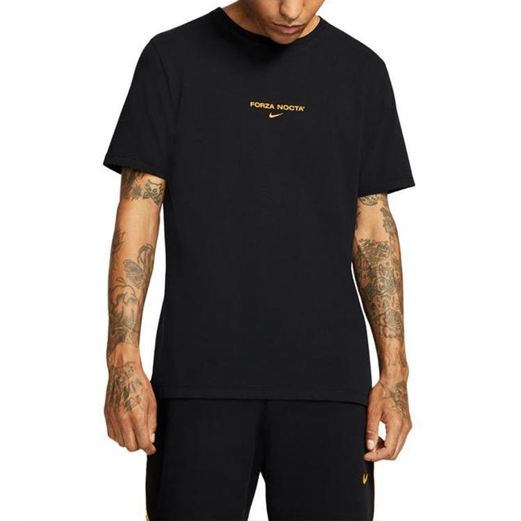 Nike x NOCTA Drake Casual Short Sleeve T-Shirt 'Black' Men's DA3936-010