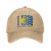 Camino De Santiago Way Of St James Unisex Unstructured Baseball Caps Hiking Distressed Denim Washed Hats Outdoor Gift Snapback