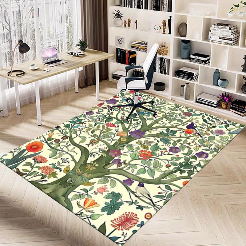 1PC tree pattern Extra Large Non Slip Floor carpet, Office, family, Studio   Large Area Rug Indoor Rugs, Bold Statement Piece