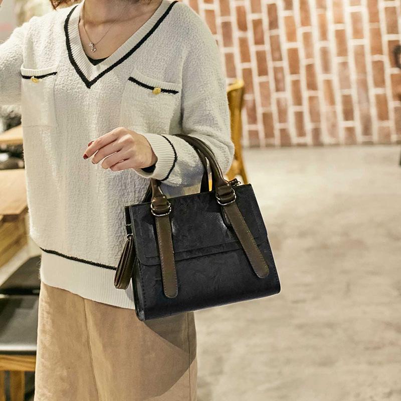 Elegant Quality Women's Handbag Fashi Color Block 2026 Newest Crossbody Large Capacity Vintage Trendy Elegant Shoulder Bags