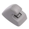 2pcs Grey Sun Visor Clip Holder Hook Support Retainer Fastener Bracket Plastic Fit for Chevrolet Silverado Suburban 15882854