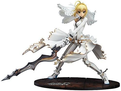 Fate EXTRA CCC Saber Bride 1 7 scale ABSPVC painted Figure Japan Used