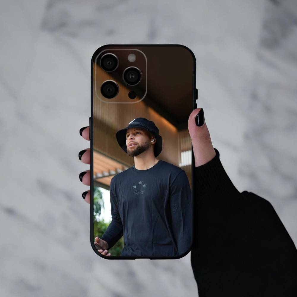 

Basketball S-Stephen-N C-Curry-Y Phone Case For iPhone 17pro, 16,15,14,13,12,11 X XR Plus,Others Soft Black Cover iPhone14