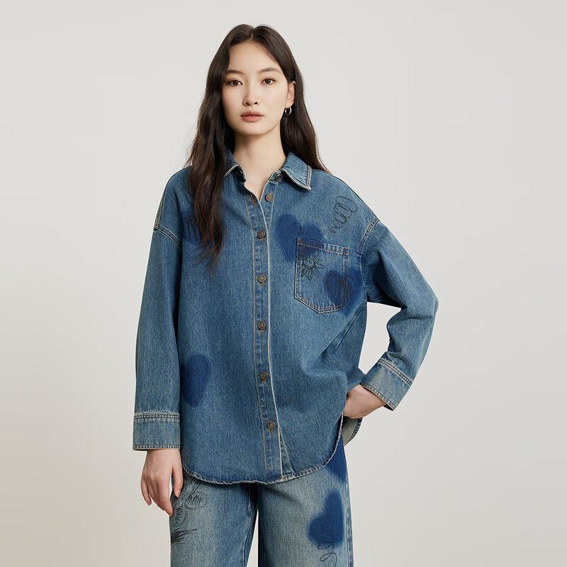 

Женская джинсовая куртка Gejin приталенного силуэта M