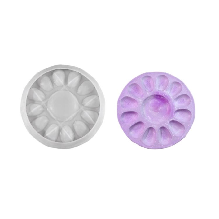

Eggs Dish Silicone Mold Easy to Clean Storage Tray Epoxy Mold for Cooking Enthusiasts Multifunctional Kitchen Tool