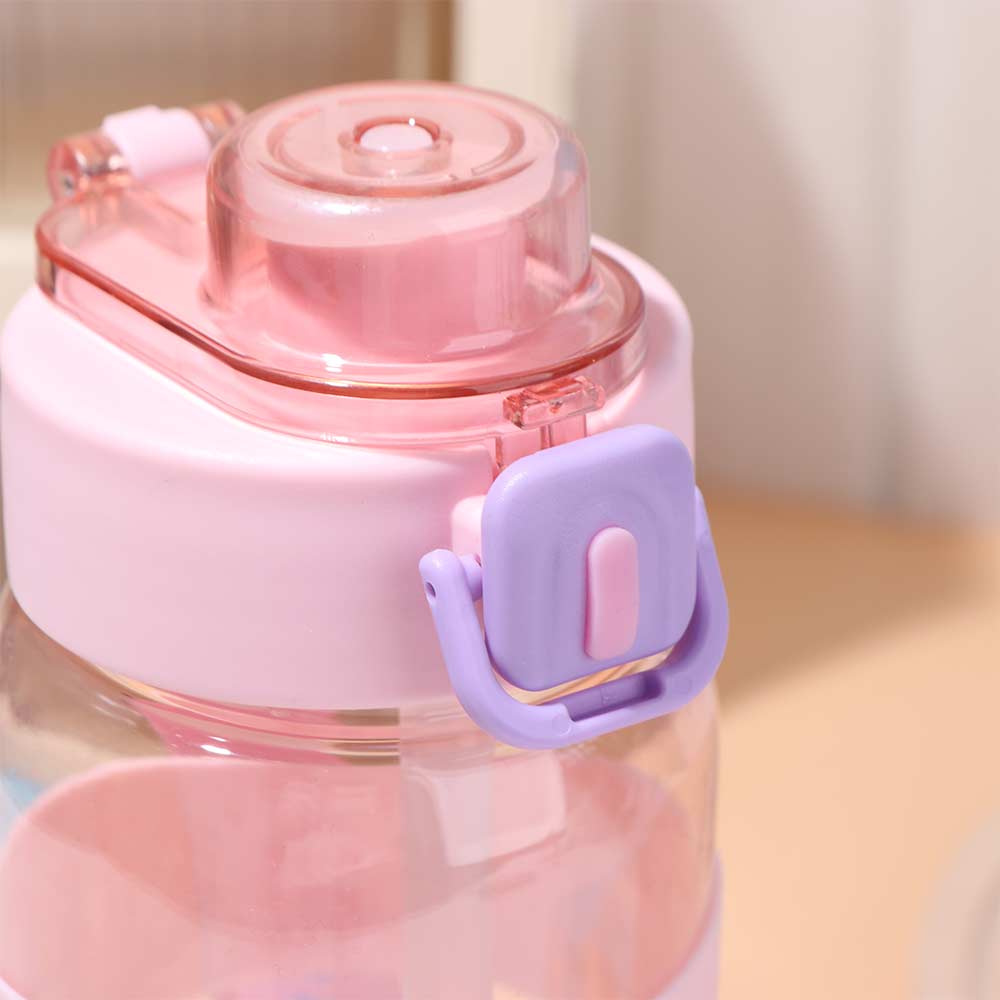 Large Capacity 800ml Sports Water Bottle PC Outdoor Sports Kettle Colorful Plastic Cup  Unisex