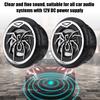 2Pcs Creative Auto Car Spider Pattern Super Power Loud Audio Speaker Tweeter Loudspeaker