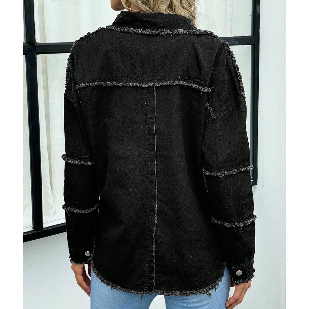 Women's Comfortable And Fashionable Denim Casual Jacket Cardigan, Camisole Top, Jacket